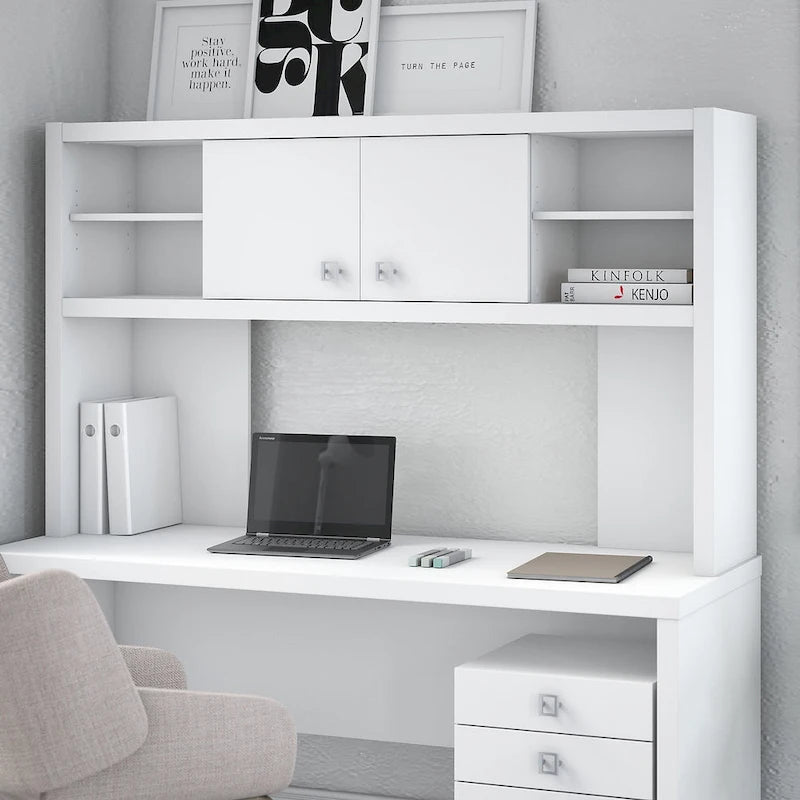 Hutch de rangement de bureau 60W avec portes coulissantes, plusieurs couleurs
