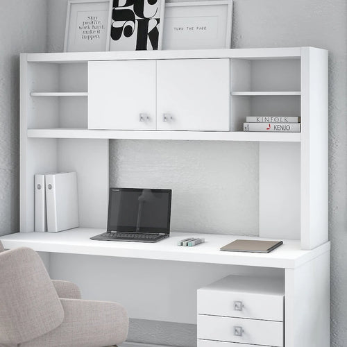 Hutch de rangement de bureau 60W avec portes coulissantes, plusieurs couleurs
