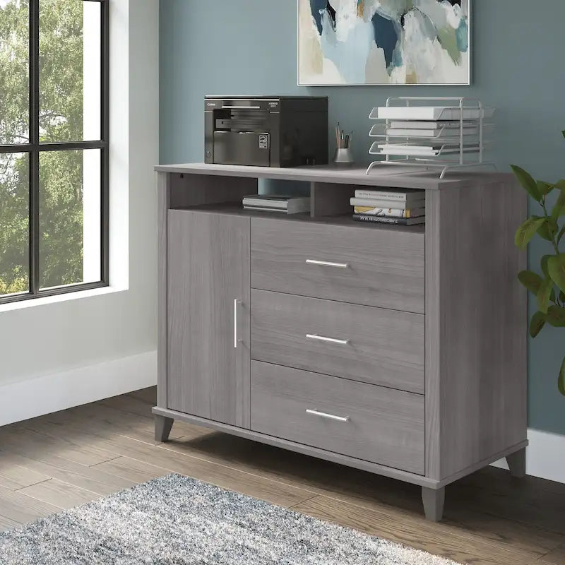 Crédence de rangement pour bureau à domicile