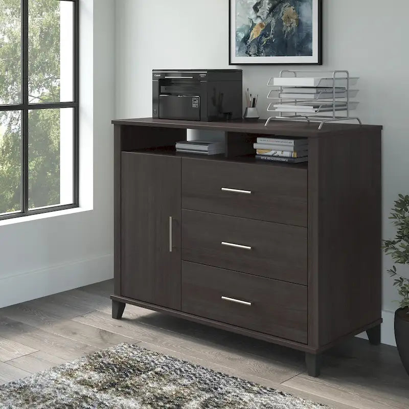 Crédence de rangement pour bureau à domicile