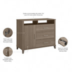 Crédence de rangement pour bureau à domicile