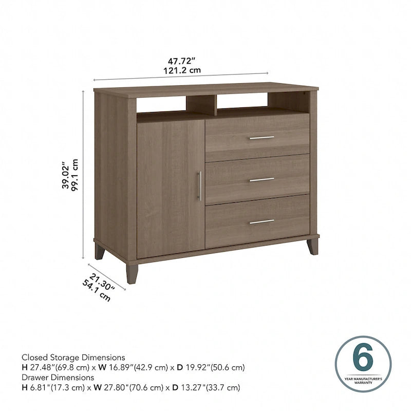 Crédence de rangement pour bureau à domicile