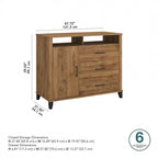 Crédence de rangement pour bureau à domicile