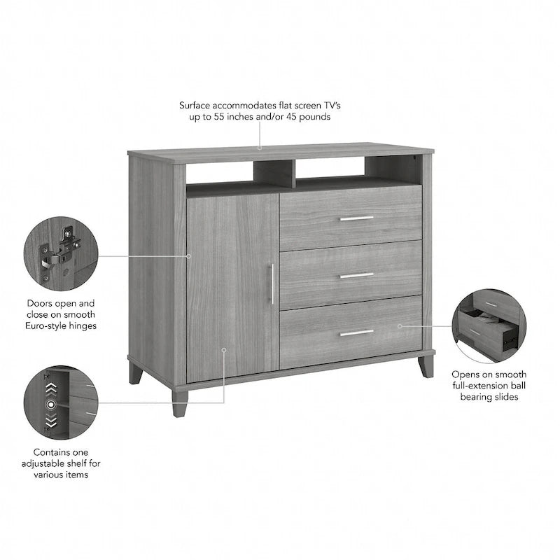 Crédence de rangement pour bureau à domicile