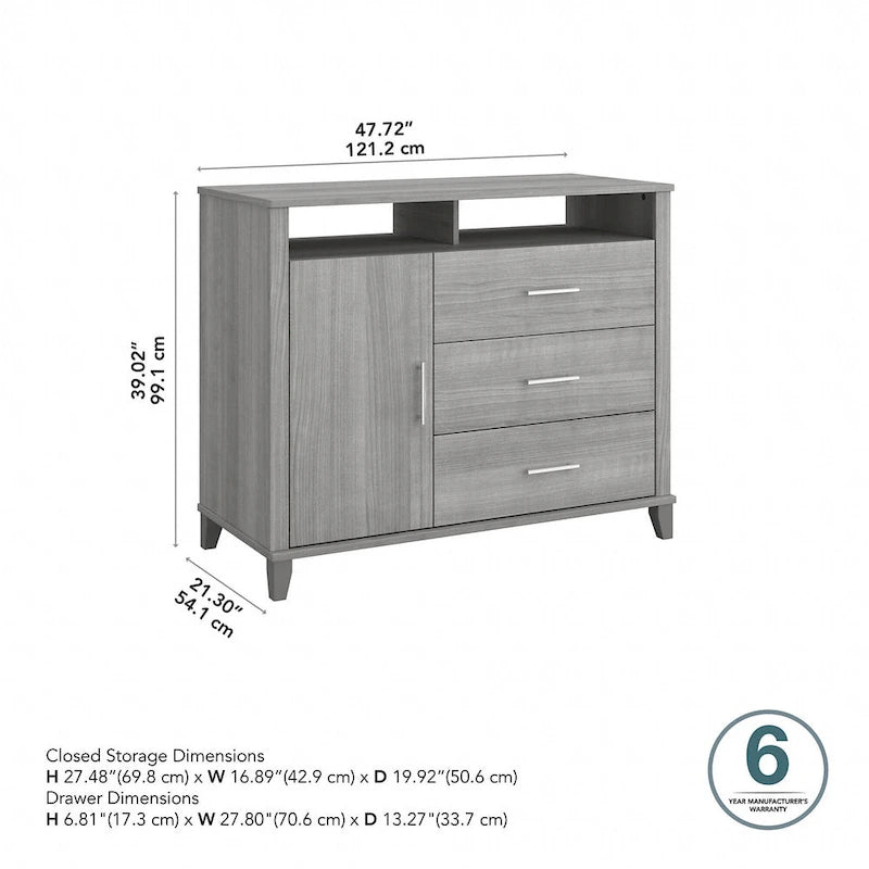 Crédence de rangement pour bureau à domicile