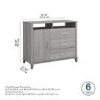 Crédence de rangement pour bureau à domicile