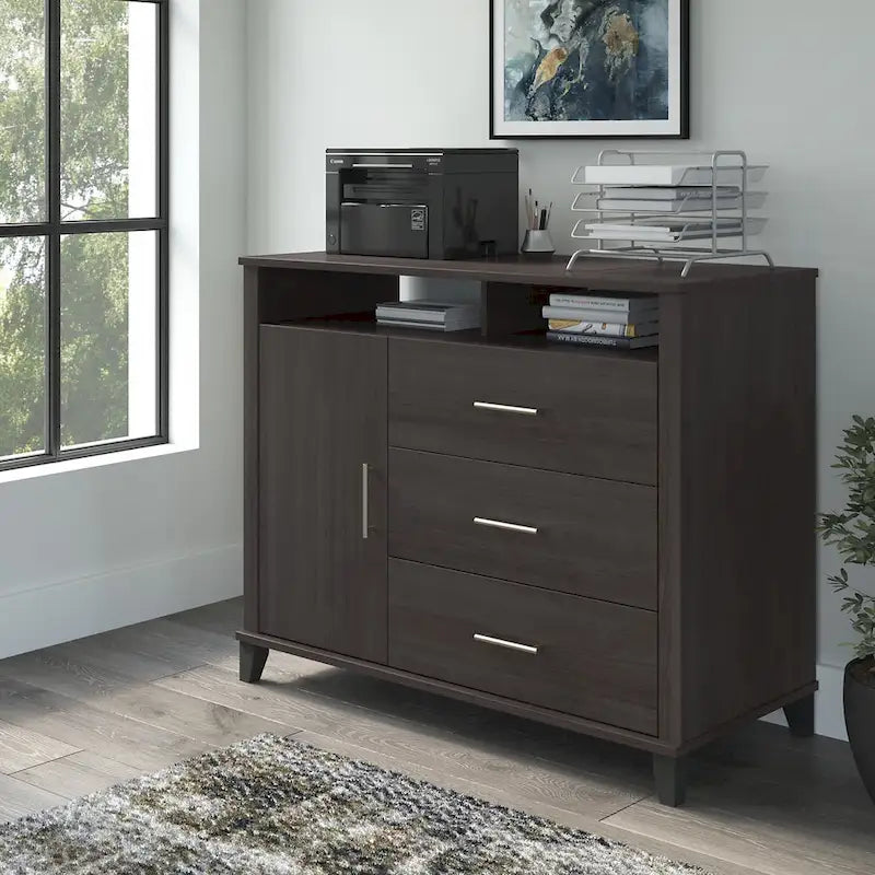 Crédence de rangement pour bureau à domicile