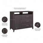 Crédence de rangement pour bureau à domicile