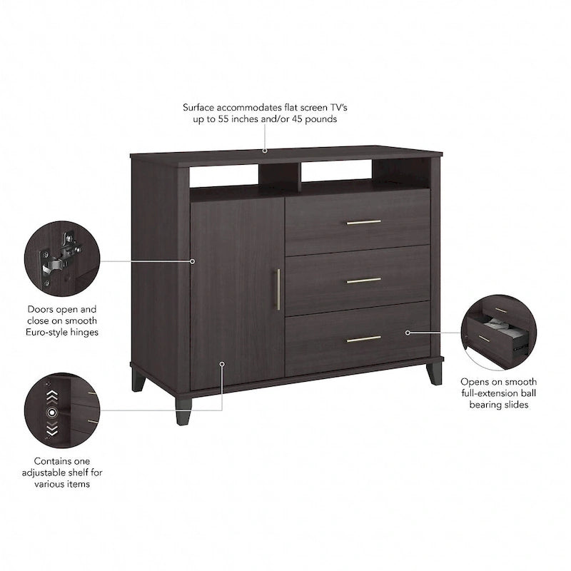 Crédence de rangement pour bureau à domicile