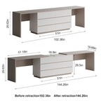 144.26 Bureau extensible Home Office avec 6 tiroirs