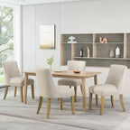 Chaise de salle à manger en tissu (Lot de 4)