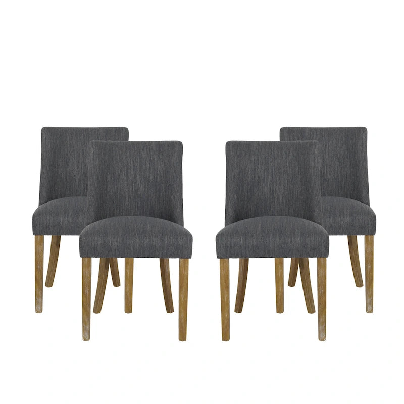 Chaise de salle à manger en tissu (Lot de 4)