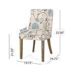 Chaise de salle à manger en tissu (Lot de 4)