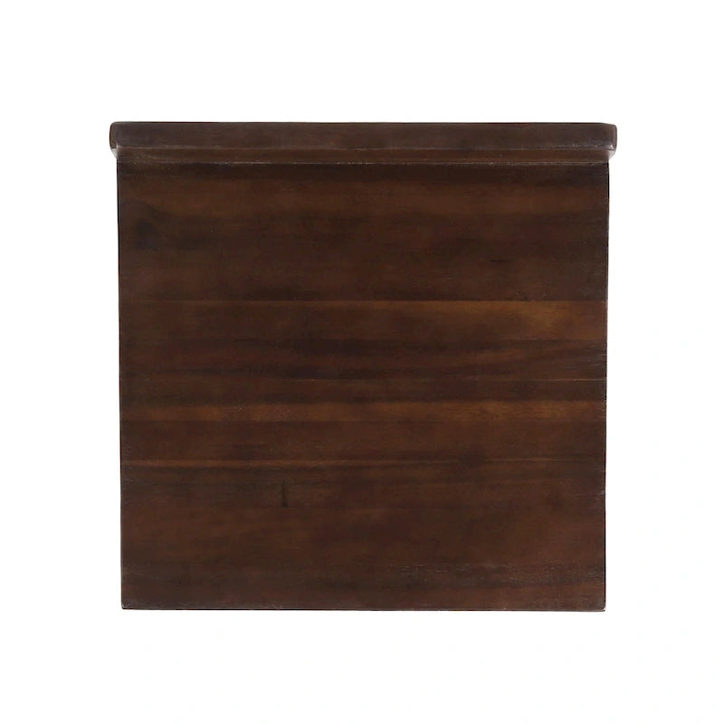 Tabourets de bar contemporains en bois d'acacia pour l'intérieur (lot de 2)