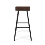 Tabourets de bar contemporains en bois d'acacia pour l'intérieur (lot de 2)