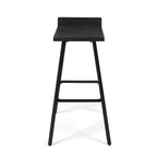 Tabourets de bar contemporains en bois d'acacia pour l'intérieur (lot de 2)