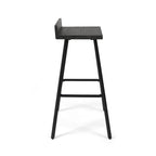 Tabourets de bar contemporains en bois d'acacia pour l'intérieur (lot de 2)