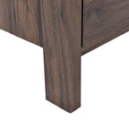 Commode 5 tiroirs, Chêne Sonoma Gris/Noyer