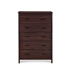 Commode 5 tiroirs, Chêne Sonoma Gris/Noyer