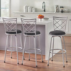 Tabourets pivotants réglables en hauteur (lot de 3)