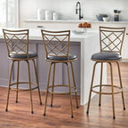 Tabourets pivotants réglables en hauteur (lot de 3)