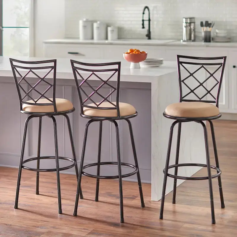  Alyssa Adjustable Height Swivel Stools (Set of 3)