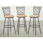 Tabourets pivotants réglables en hauteur (lot de 3)