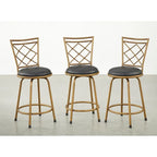 Tabourets pivotants réglables en hauteur (lot de 3)