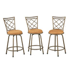 Tabourets pivotants réglables en hauteur (lot de 3)