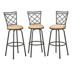 Tabourets pivotants réglables en hauteur (lot de 3)