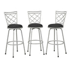 Tabourets pivotants réglables en hauteur (lot de 3)