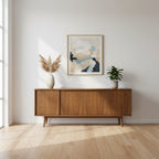 Emery Pecan 6 Drawer Wood Dresser