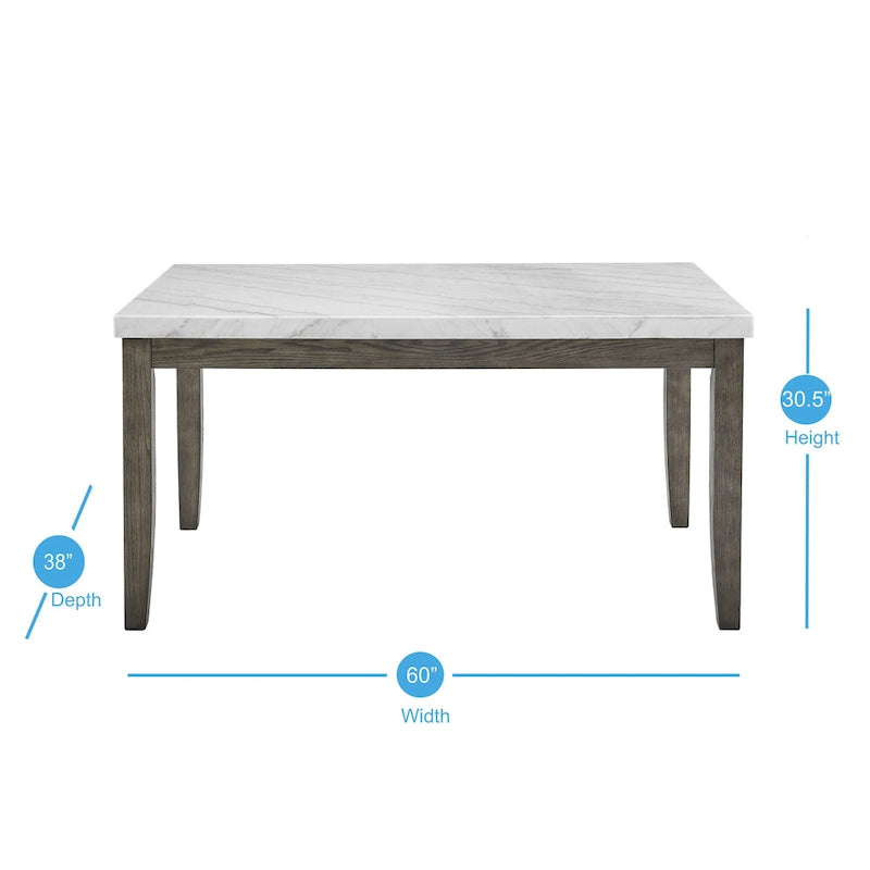 Table de salle à manger en marbre