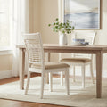  Bayberry White Wood Dining Chairs (Set of 2)