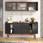 Table de buffet avec armoire de rangement pour cuisine