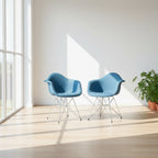 Porthos Home Upholstered Dining Armchairs w/ Metal Legs (Set of 2) - N/A