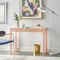 Bureau moderne multicolore avec 2 tiroirs, pour une personne