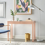 Bureau moderne multicolore avec 2 tiroirs, pour une personne