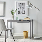Bureau moderne multicolore avec 2 tiroirs, pour une personne