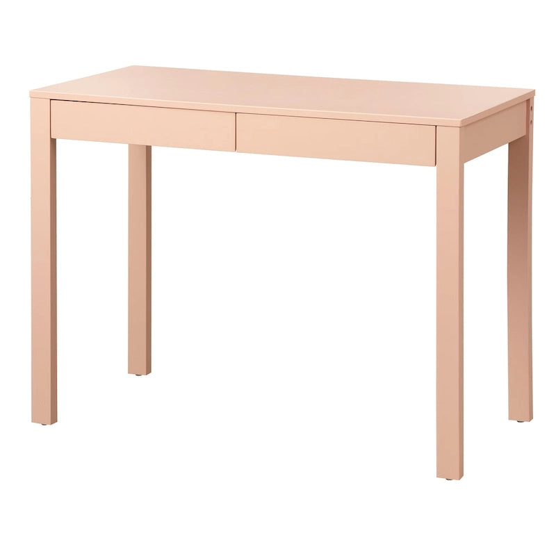 Bureau moderne multicolore avec 2 tiroirs, pour une personne