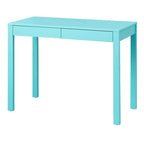 Bureau moderne multicolore avec 2 tiroirs, pour une personne