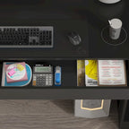 90.6W Poste de travail double spacieux avec beaucoup de rangement pour deux tables