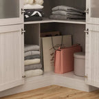 Armoire Modulable Moderne à Portes en Verre : Solution de Rangement pour Placard