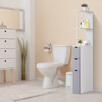 Meuble de rangement haut de salle de bain – 6 l x 13 P x 55,25 H