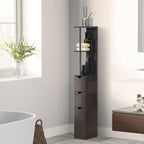 Meuble de rangement haut de salle de bain – 6 l x 13 P x 55,25 H