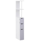 Meuble de rangement haut de salle de bain – 6 l x 13 P x 55,25 H
