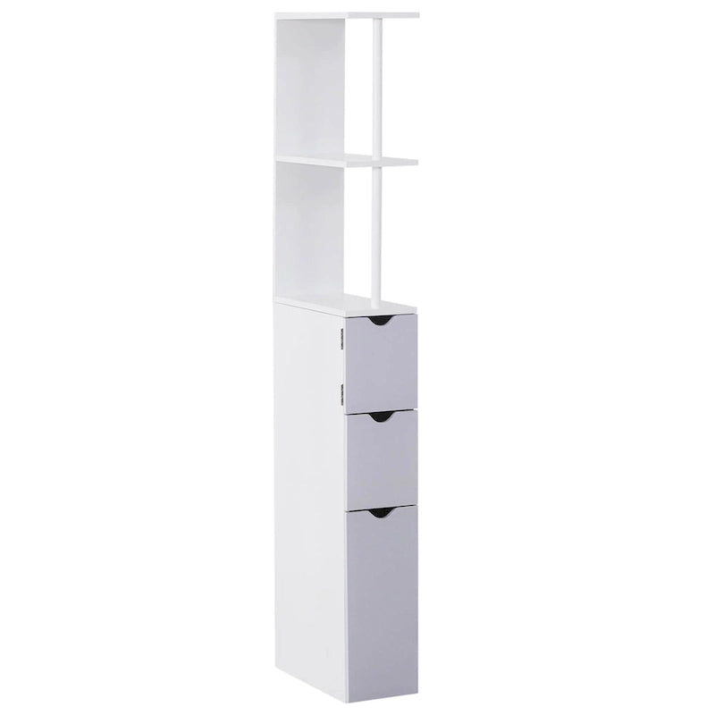 Meuble de rangement haut de salle de bain – 6 l x 13 P x 55,25 H