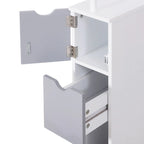 Meuble de rangement haut de salle de bain – 6 l x 13 P x 55,25 H
