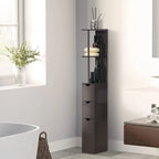 Meuble de rangement haut de salle de bain – 6 l x 13 P x 55,25 H