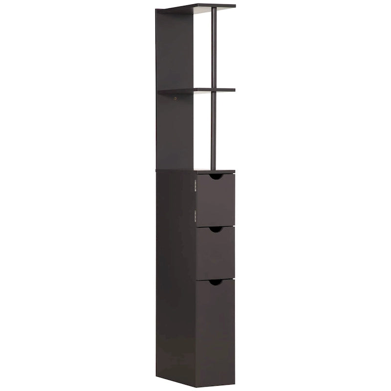 Meuble de rangement haut de salle de bain – 6 l x 13 P x 55,25 H